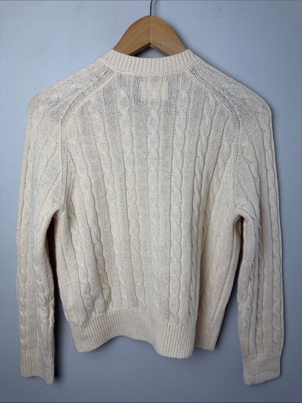 Doen Penrose Cardigan in Sea Salt Wool Linen Cotton XS Minimalist Clean Beauty - Picture 13 of 16